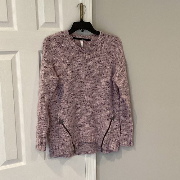 Kensie Lavender Knit Sweater - Picture 1 of 4